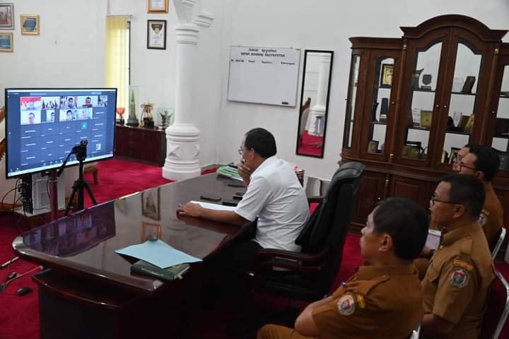 Bupati Humbahas Rapat Bahas NKB Tentang Kerja Sama Budi Daya Pertanian Hingga Pasca Panen di Food Estate