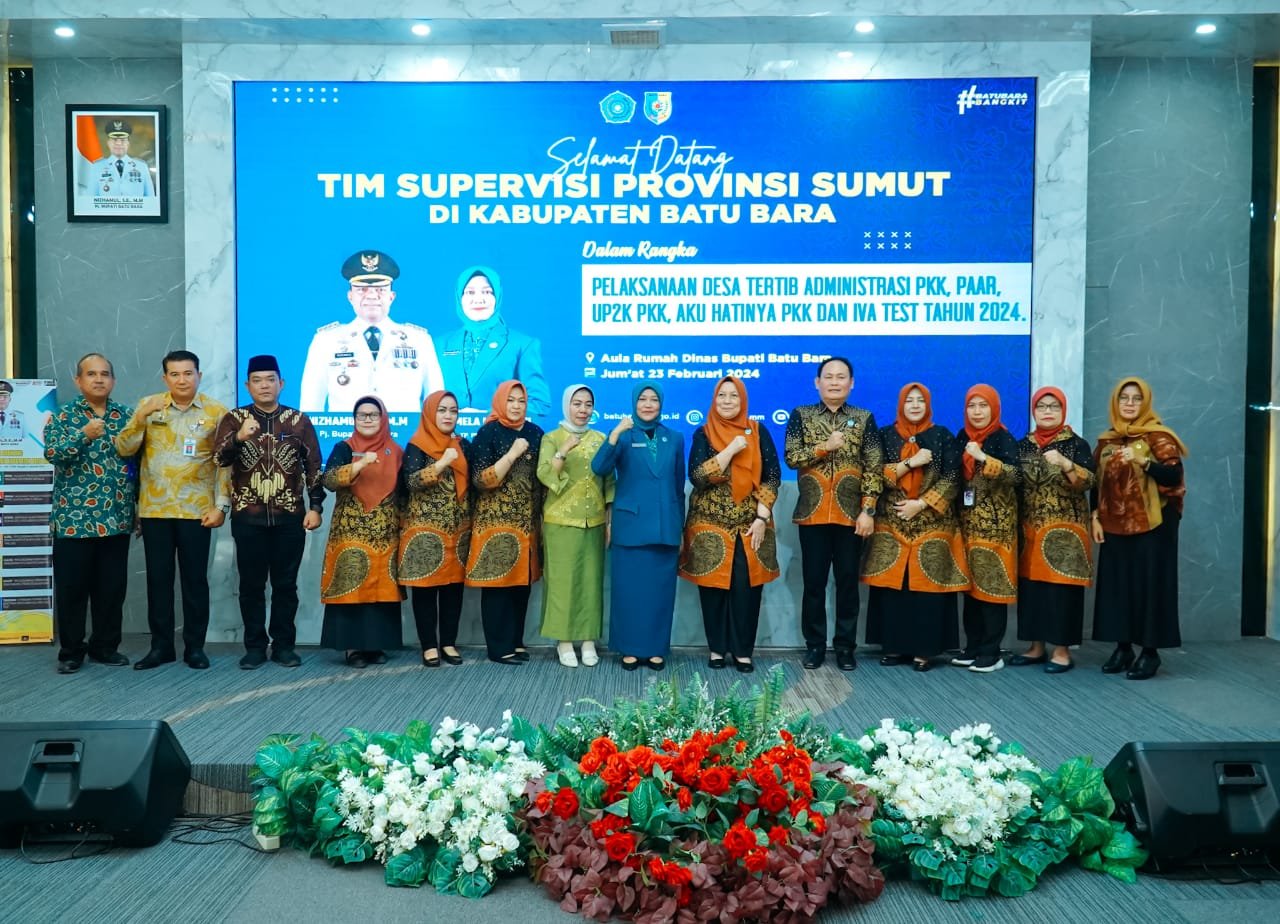 Tim Supervisi TP PKK Provsu Kunjungi Kabupaten Batu Bara