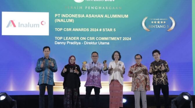 INALUM Kembali Raih Dua Penghargaan CSR