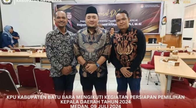 KPU Batu Bara Siap Hadapi Pilkada Serentak 2024 di Sumatera Utara