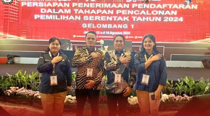 KPU Batu Bara Siap Sambut Pilkada 2024, Hadiri Rakornas di Jakarta