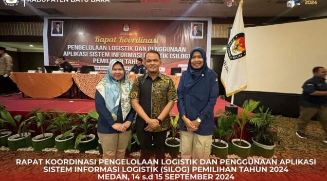 Perkuat Koordinasi, KPU Batu Bara Ikuti Pembahasan SILOG untuk Pemilu 2024 di Medan