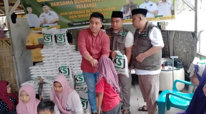 Tengku Rizki Alisyahbana Buka Pasar Sedekah 1 Ton Beras dan Santuni Puluhan Yatim Piatu serta Lansia di Binjai