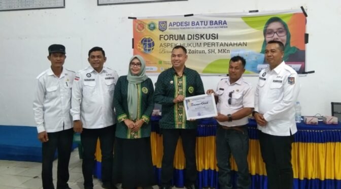 Forum Diskusi Hukum Pertanahan: Apdesi Batu Bara Gandeng INI dan IPPAT