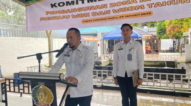 Penandatanganan Komitmen Bersama, Kalapas: Mari Bersama Wujudkan WBK dan WBBM