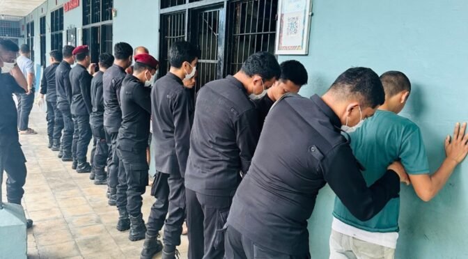 Pastikan Keamanan Kondusif, Lapas Labuhan Ruku Kembali Lakukan Razia 