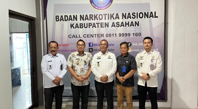 Komitmen Berantas Narkoba, Lapas Kelas IIA Labuhan Ruku Koordinasi Dengan BNNK Asahan