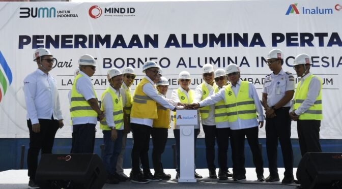 INALUM Terima Pengiriman Perdana Alumina dari SGAR Mempawah  Langkah Strategis Menuju Kemandirian Aluminium Nasional
