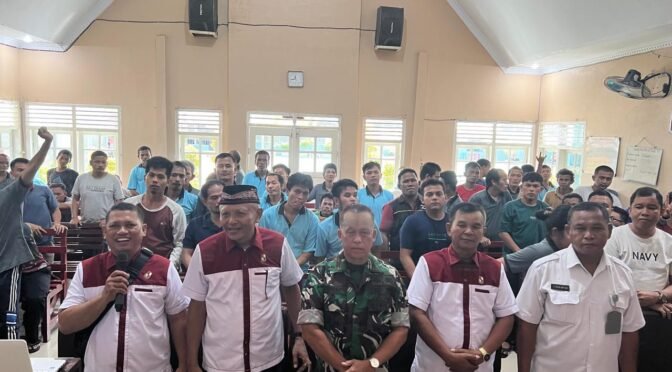 Pembinaan Kerohanian di Lapas Labuhan Ruku, Perkumpulan Seluruh Pendeta Indonesia Kabupaten Batubara Hadir Berikan Penguatan.