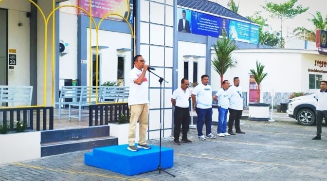 Kalapas Labuhan Ruku Pimpin Apel Pagi, Tegaskan Komitmen Jaga Integritas dan Loyalitas.