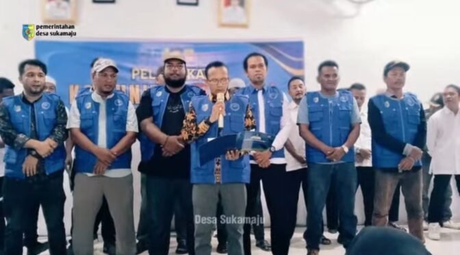 Komunitas ODAN Desa Suka Maju Resmi Dilantik, Warga Siap Perangi Narkoba