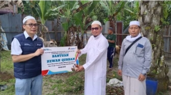 INALUM Salurkan 47 Hewan Kurban di Idul Adha 1446 H