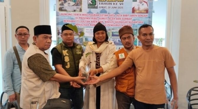Gerakan Hijau dari Aceh: KSJ, Saudagar Nusantara, dan PT Sultan Aren Cetak Satu Juta Bibit Aren Genjah di 5 Provinsi