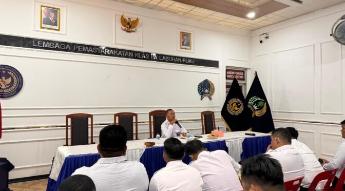Direktur Jenderal Pemasyarakatan Beri Pengarahan Secara Virtual, Sampaikan beberapa poin Penting terkait Peningkatan Kinerja.