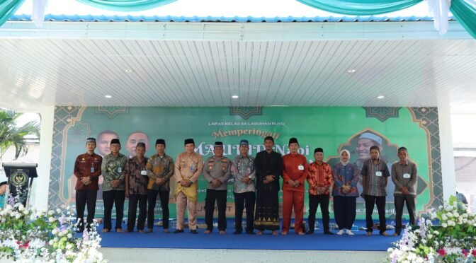 Meriah dan Penuh Makna, Lapas Labuhan Ruku Gelar Peringatan Maulid Nabi Bersama Warga Binaan