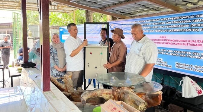 Universitas Al-Azhar Medan Hadirkan Teknologi SIMKAT: Petani Ikan Desa Sei Semayang Kini Bisa Pantau Kualitas Air Lewat Ponsel