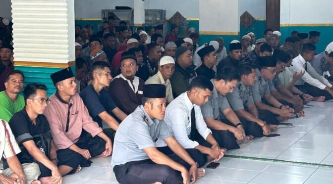 Lapas Labuhan Ruku Gelar Doa dan Zikir Bersama: Wujud Kepedulian untuk Keselamatan Negeri
