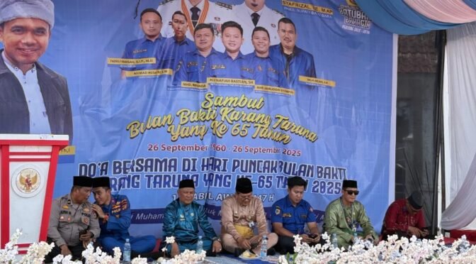 Karang Taruna Batu Bara Gelar Doa & Tausiyah, Usung Program Ekonomi untuk Dongkrak PAD