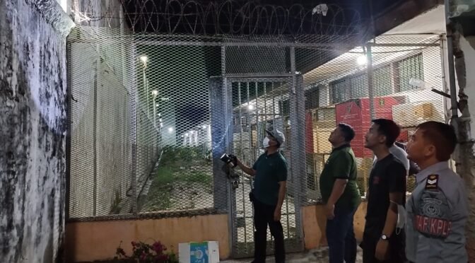 Lapas Labuhan Ruku Gelar Razia Blok Safir dan Kontrol Beranggang, Antisipasi Gangguan Kamtib