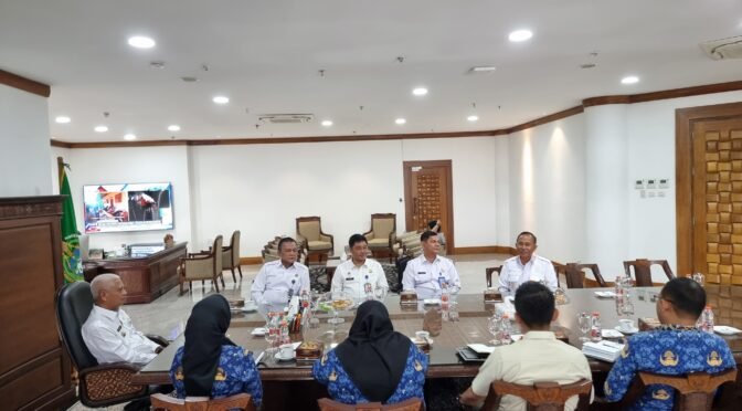 Kalapas Labuhan Ruku Dampingi Kakanwil Ditjenpas Sumut Audiensi dengan Wakil Gubernur Sumut