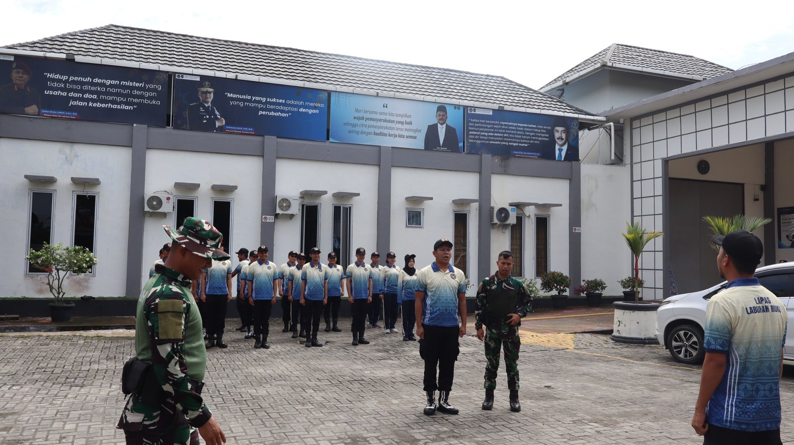 Hari Kedua Latihan FMD di Lapas Labuhan Ruku: Penguatan Disiplin dan Kesiapsiagaan Petugas