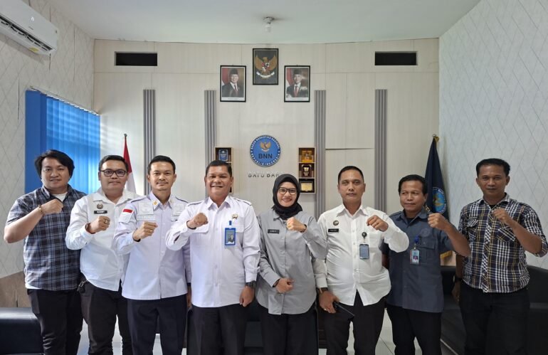 Langkah Nyata Perkuat P4GN: Kalapas Labuhan Ruku Temui BNNK Batu Bara