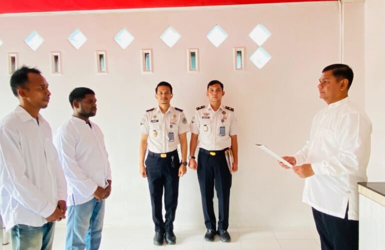 Remisi Nyepi di Lapas Labuhan Ruku: Dua Warga Binaan Dapat Pengurangan Masa Hukuman.