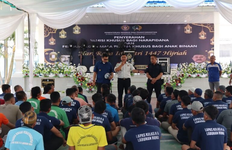Sambut Idul Fitri 1447 H, Kalapas Labuhan Ruku Berikan Arahan Kunjungan Lebaran kepada Warga Binaan