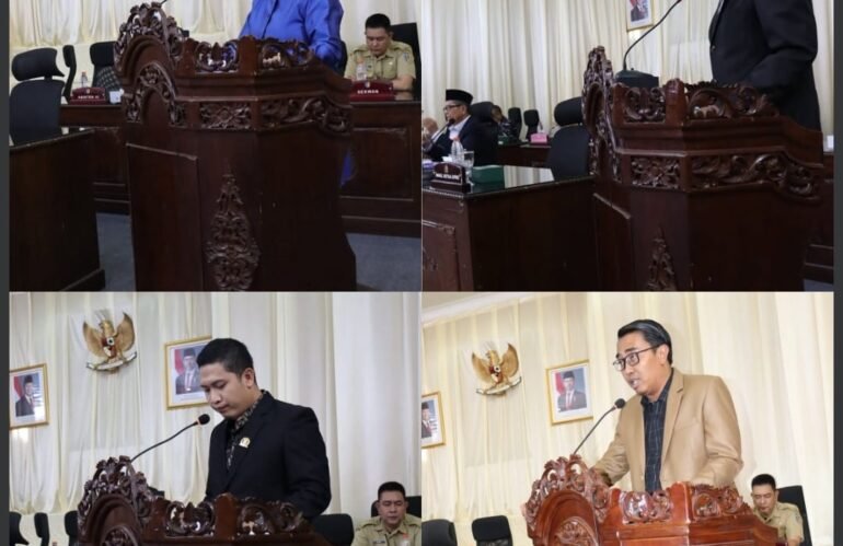 DPRD Batu Bara Gelar Rapat Paripurna Pandangan Umum Fraksi, Isu Plasma dan Status PLT Jadi Sorotan