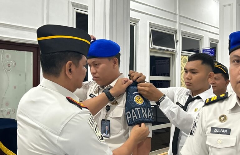 Perkuat Pengawasan Internal, Lapas Labuhan Ruku Ikuti Pengukuhan Satops Patnal