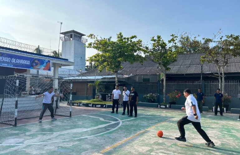 Sportivitas dan Solidaritas, Lapas Labuhan Ruku Buka Pekan Olahraga HBP ke-62