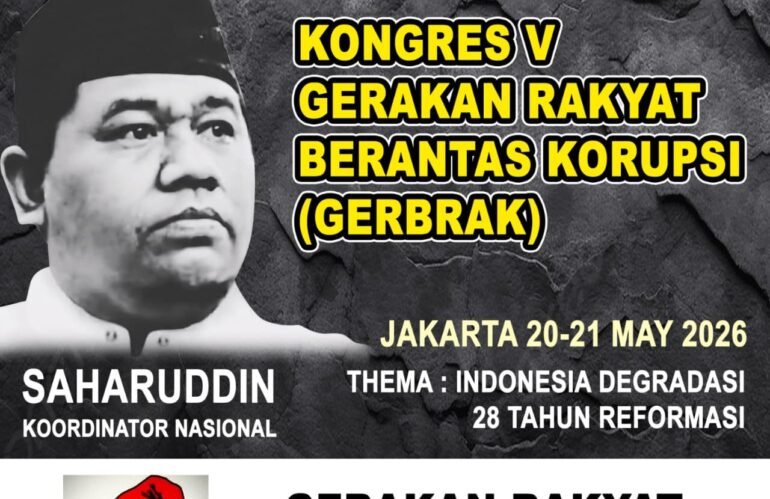 Arah Baru atau Lanjutkan? Kongres V GERBRAK Menguatkan Dukungan ke Saharuddin