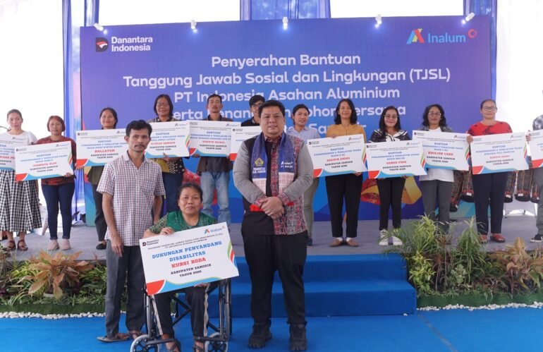 INALUM GELONTORKAN BANTUAN BESAR DI SAMOSIR, DARI BEASISWA HINGGA AIR BERSIH DEMI PEMBANGUNAN BERKELANJUTAN