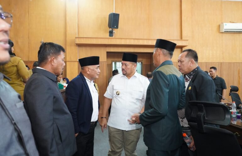 Bupati Batu Bara Hadiri Rapat Paripurna DPRD, Sampaikan LKPJ 2025 dan Nota Ranperda
