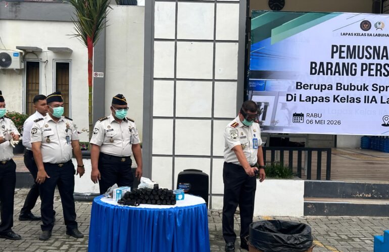 Kalapas Labuhan Ruku Pimpin Langsung Penghapusan Spray Merica Demi Keamanan dan Transparansi
