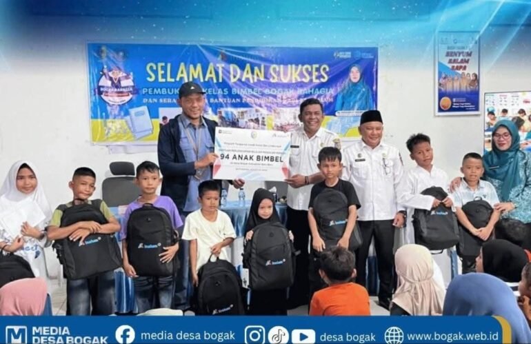 PT Inalum Dukung Bimbel Bogak Bahagia, 94 Anak Desa Bogak Ikuti Program Pendidikan