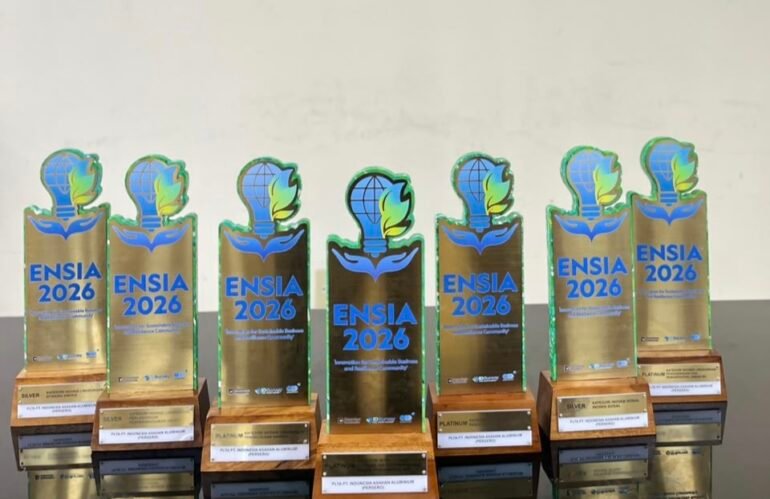 Empat Platinum, Tiga Silver, PLTA INALUM Ukir Prestasi di ENSIA 2026