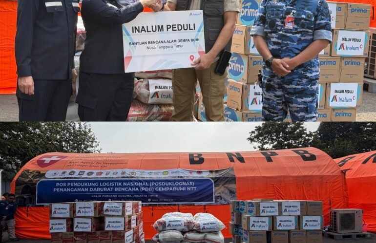 Solidaritas Jadi Aksi Nyata, INALUM Kirim Bantuan & Relawan untuk Korban Gempa NTT