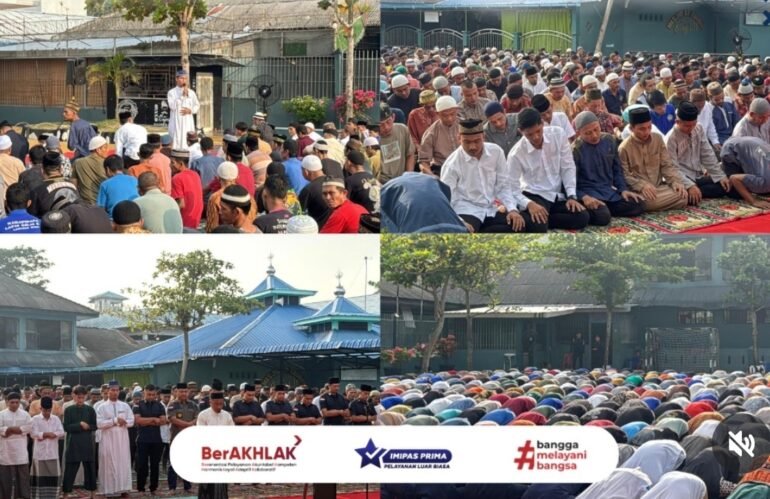 Lapas Labuhan Ruku Gelar Sholat Istisqa, Doakan Hujan Turun dan Musibah Dijauhkan