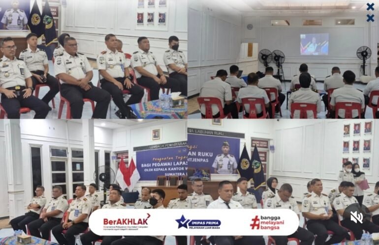 Dari Aula Lapas Labuhan Ruku, Jajaran Ikuti Rakor Kemenimipas 2026 Secara Virtual