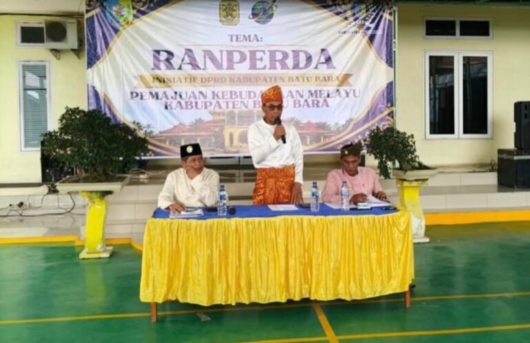 Ranperda Pemajuan Kebudayaan Melayu Dibahas, DPRD Batu Bara Serap Aspirasi Tokoh Adat dan Masyarakat