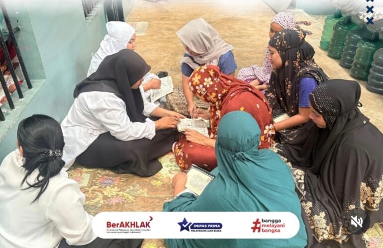 Dari Huruf Hijaiyah hingga Al-Qur’an, WBP Wanita Labuhan Ruku Tekuni Pembinaan Kerohanian