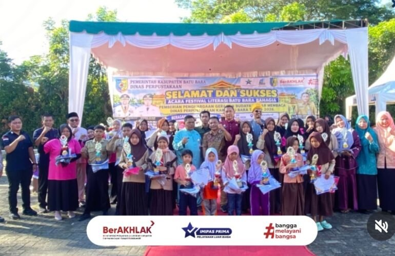 Bangun SDM Berkualitas, Lapas Labuhan Ruku Dukung Gerakan Literasi Batu Bara